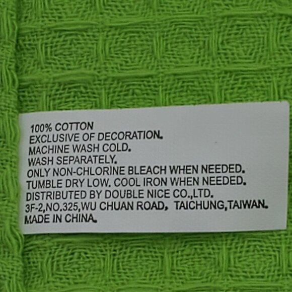 Set of Two Halloween Spider Cotton Dish Towels - Picture 3 of 5